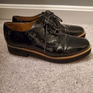 Franco Sarto Black Oxford Shoes 7
